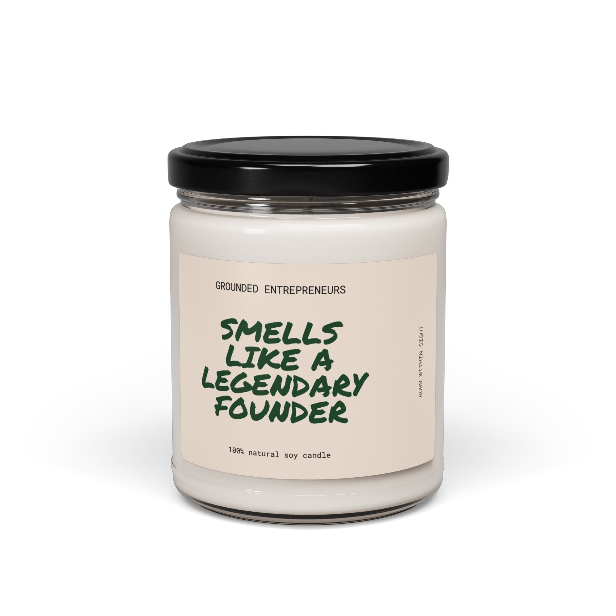 Smells Like a Legendary Founder — Scented Soy Candle (9oz)