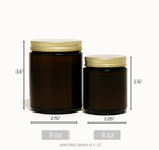 Smells Like A Legendary Founder - Scented Candle, Amber Jar