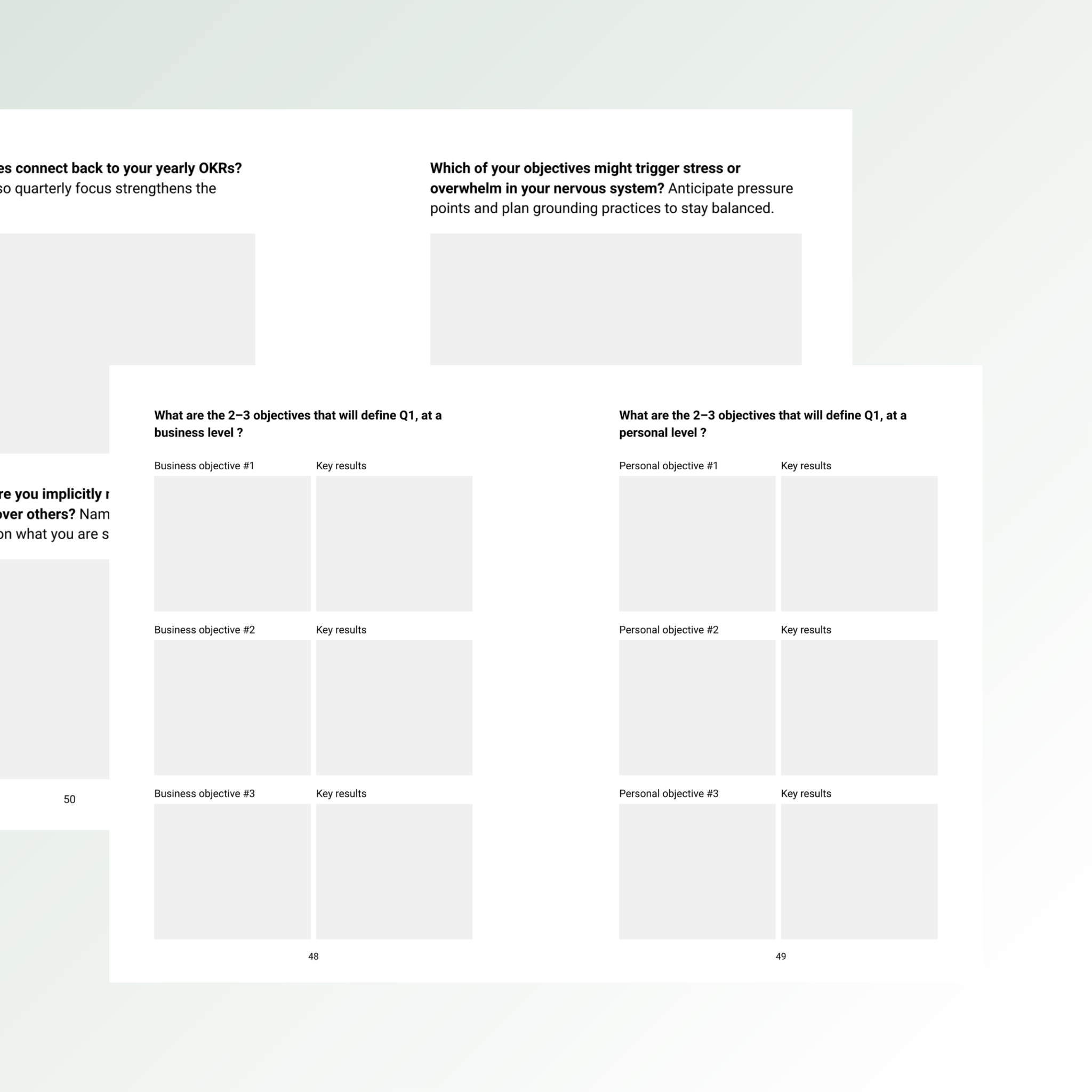 Yearly Goal-Setting (Print-Ready PDF)
