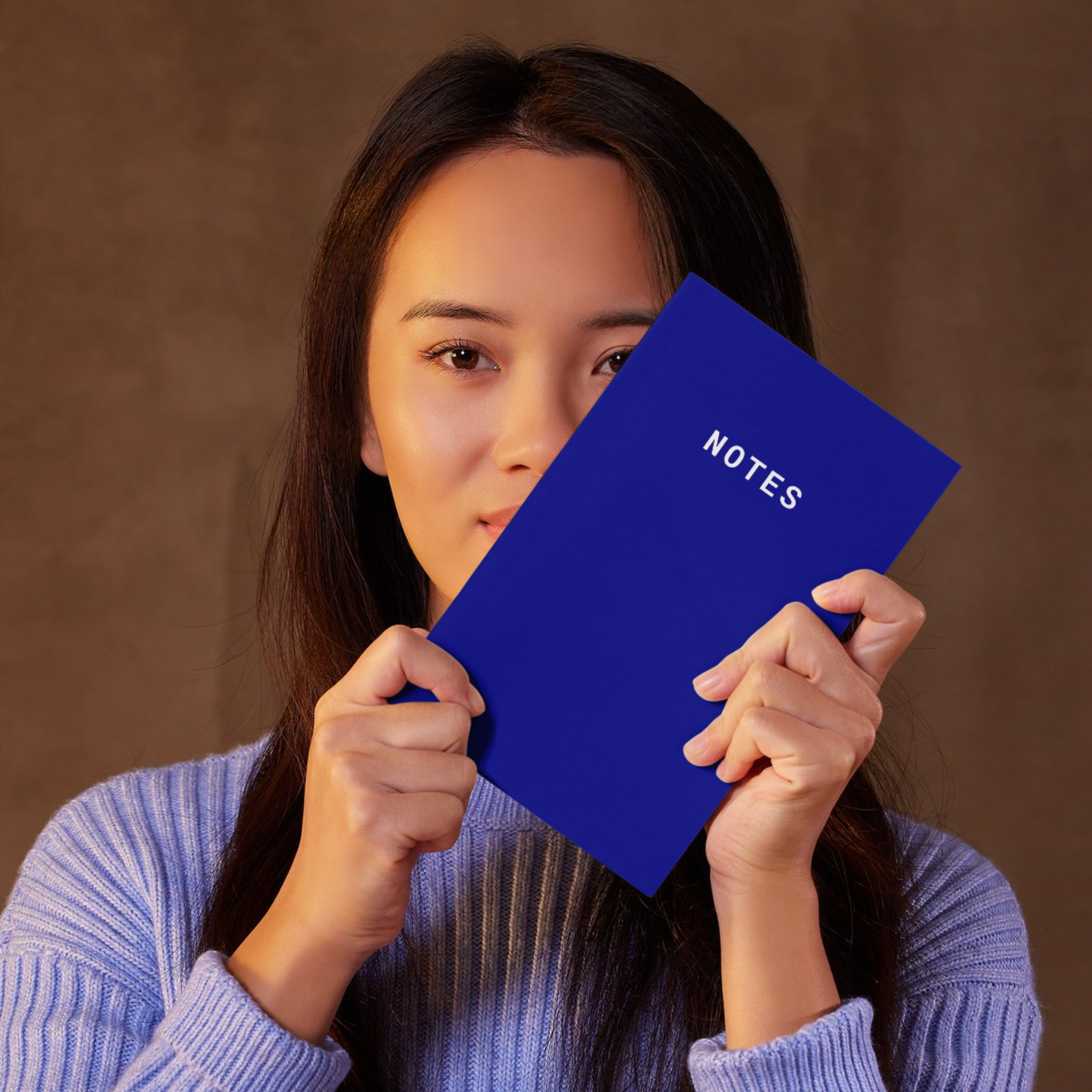 Notes A5 Lined Notebook - Blue