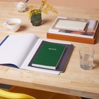 Notes A5 Lined Notebook - Green