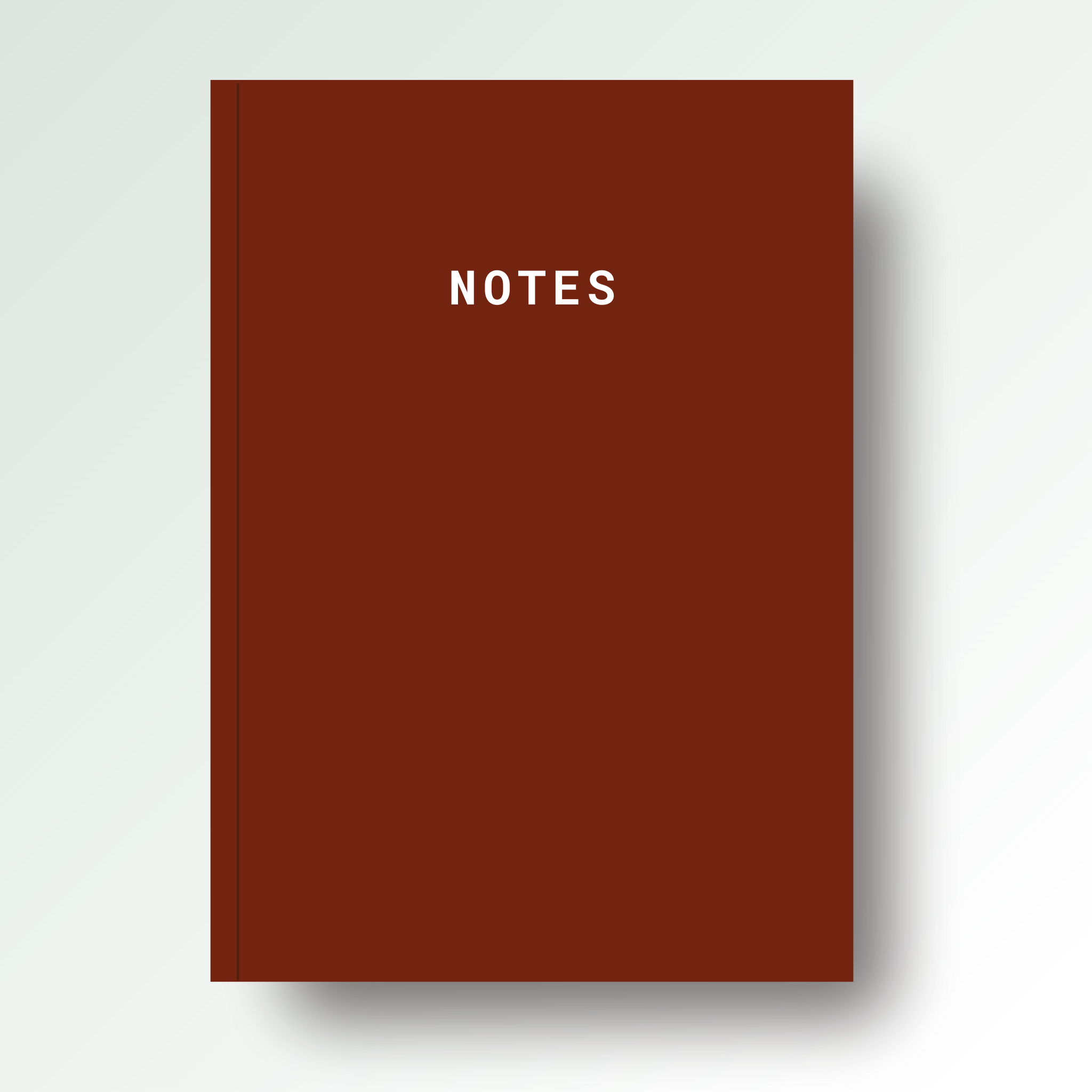 Notes A5 Lined Notebook - Maroon
