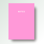 Notes A5 Lined Notebook - Pink