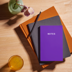 Notes A5 Lined Notebook - Purple