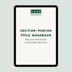 Decision-Making Style Workbook  - Digital Download