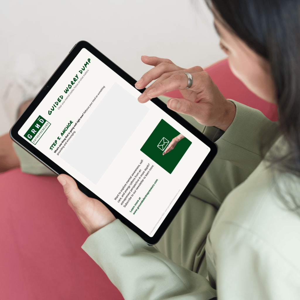 FREE Gift - Guided Worry Dump Workbook - Digital Download