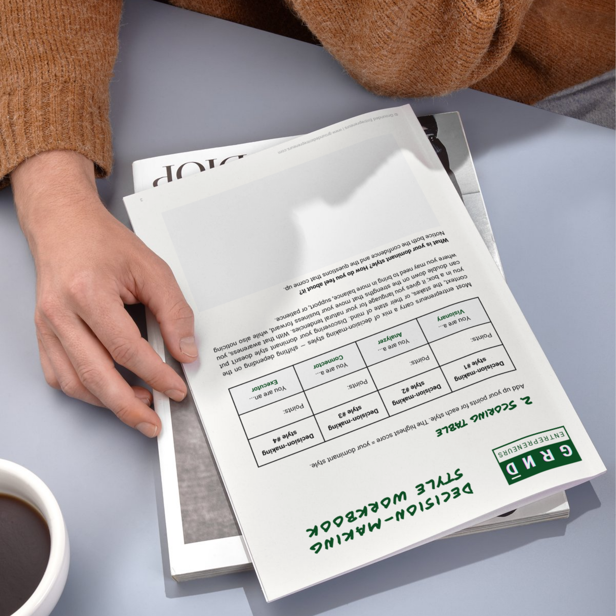 Decision-Making Style Workbook  - Digital Download