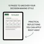 Decision-Making Style Workbook  - Digital Download