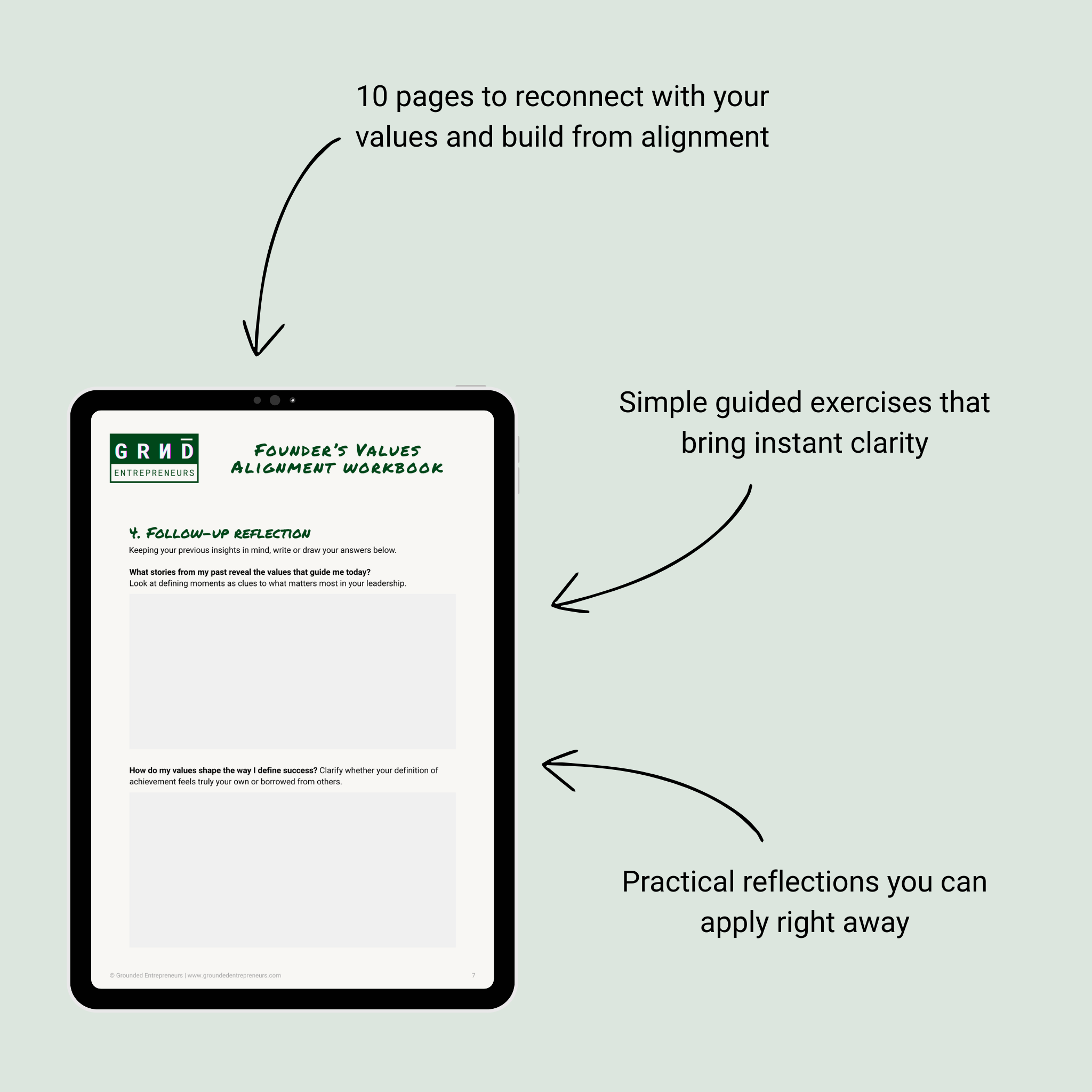 Founder's Values Alignment Workbook - Digital Download