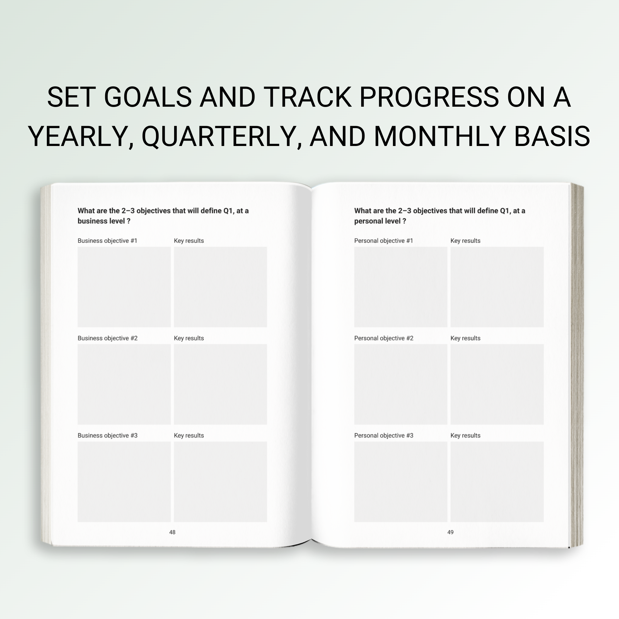 Yearly Roadmap - Guided Planner (Softcover)