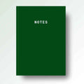 Notes A5 Lined Notebook - Green