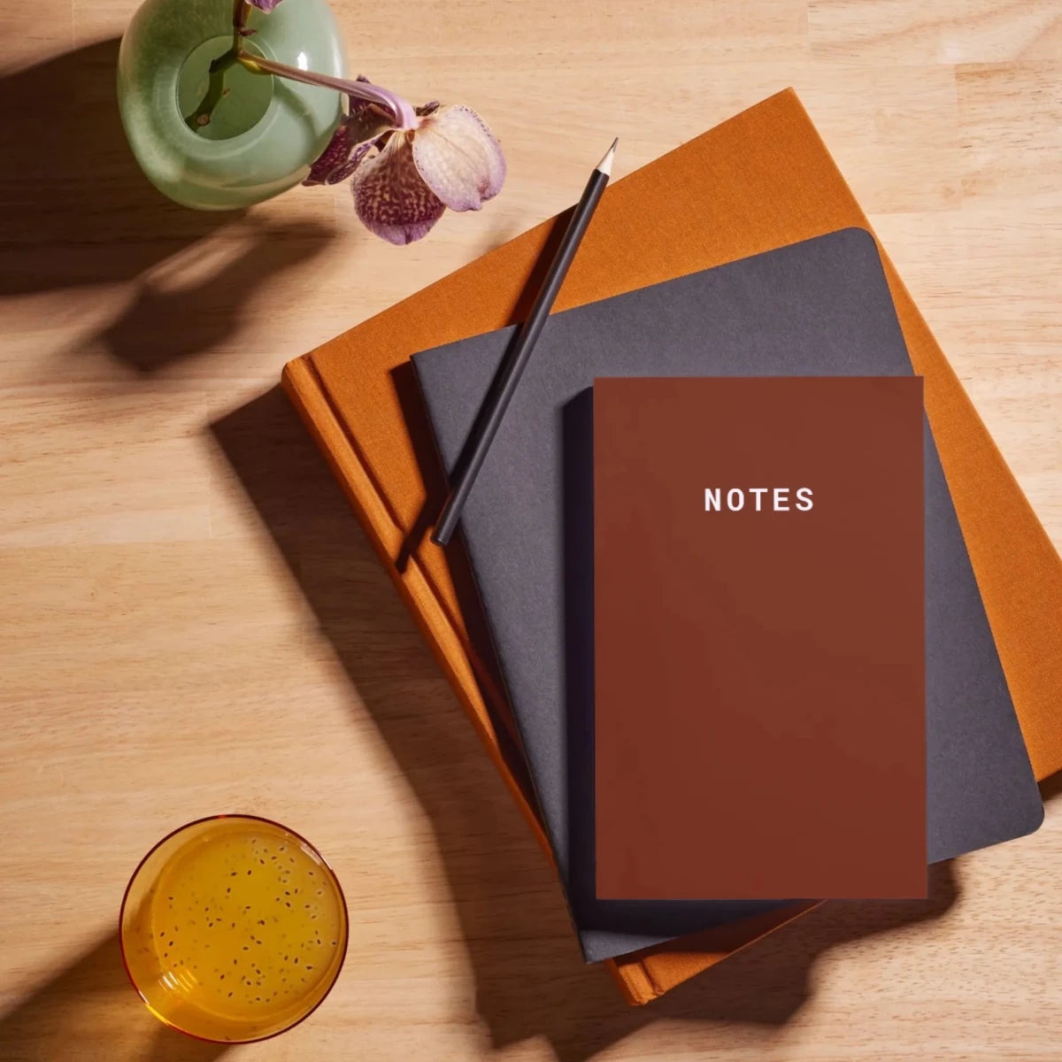 Notes A5 Lined Notebook - Maroon - Grounded Entrepreneurs