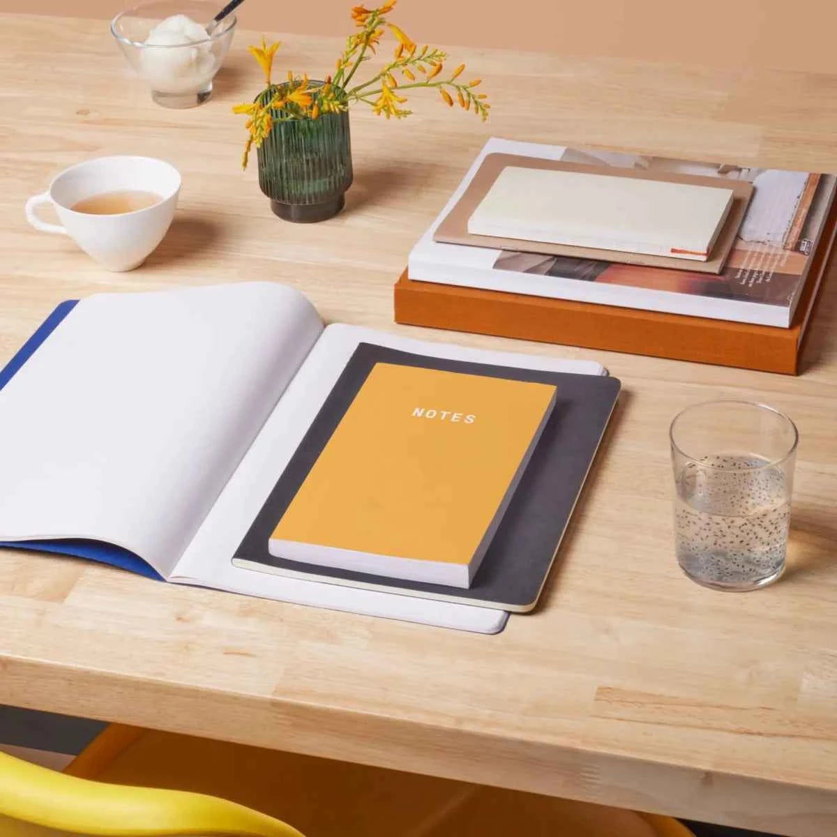 Notes A5 Lined Notebook - Orange