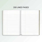 Notes A5 Lined Notebook - Maroon