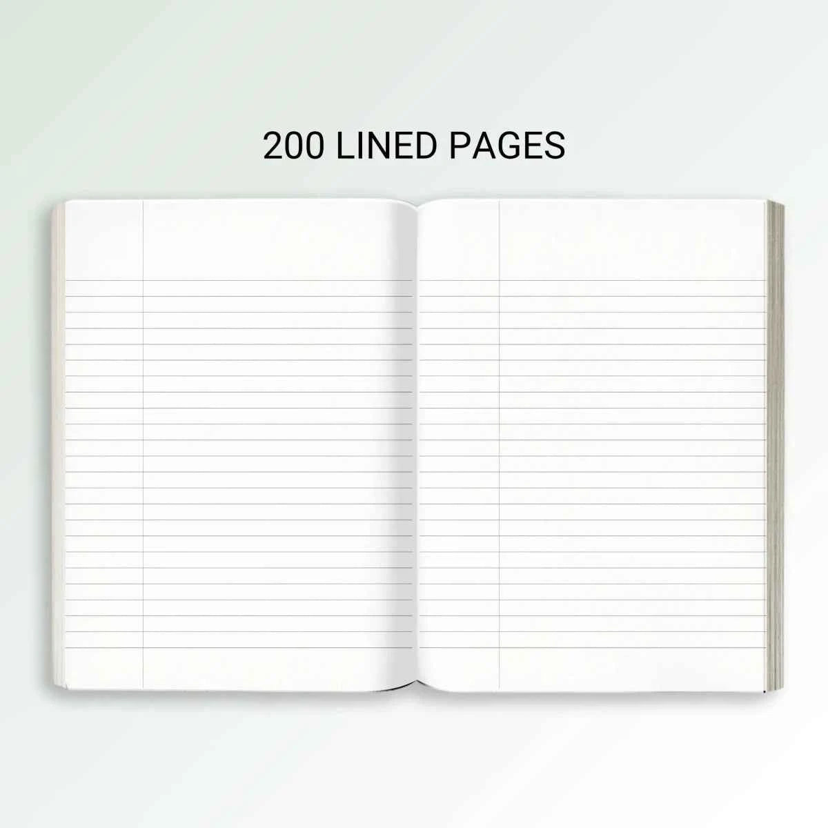 Notes A5 Lined Notebook - Maroon