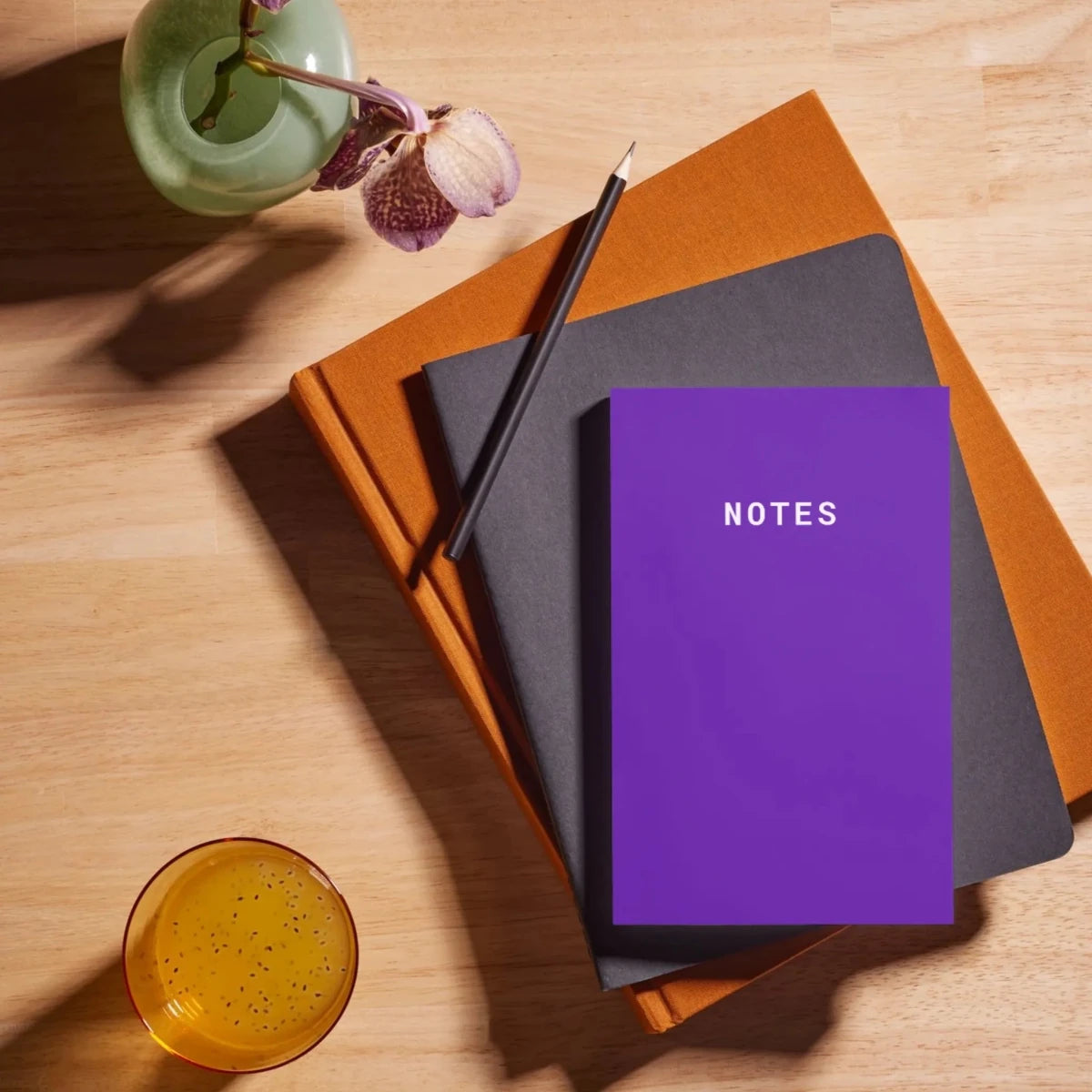Notes A5 Lined Notebook - Purple - Grounded Entrepreneurs