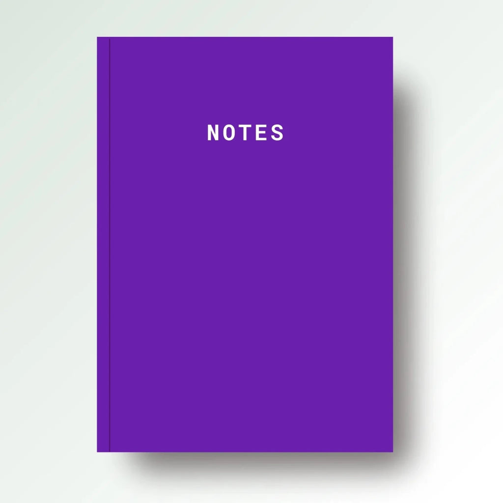Notes A5 Lined Notebook - Purple - Grounded Entrepreneurs