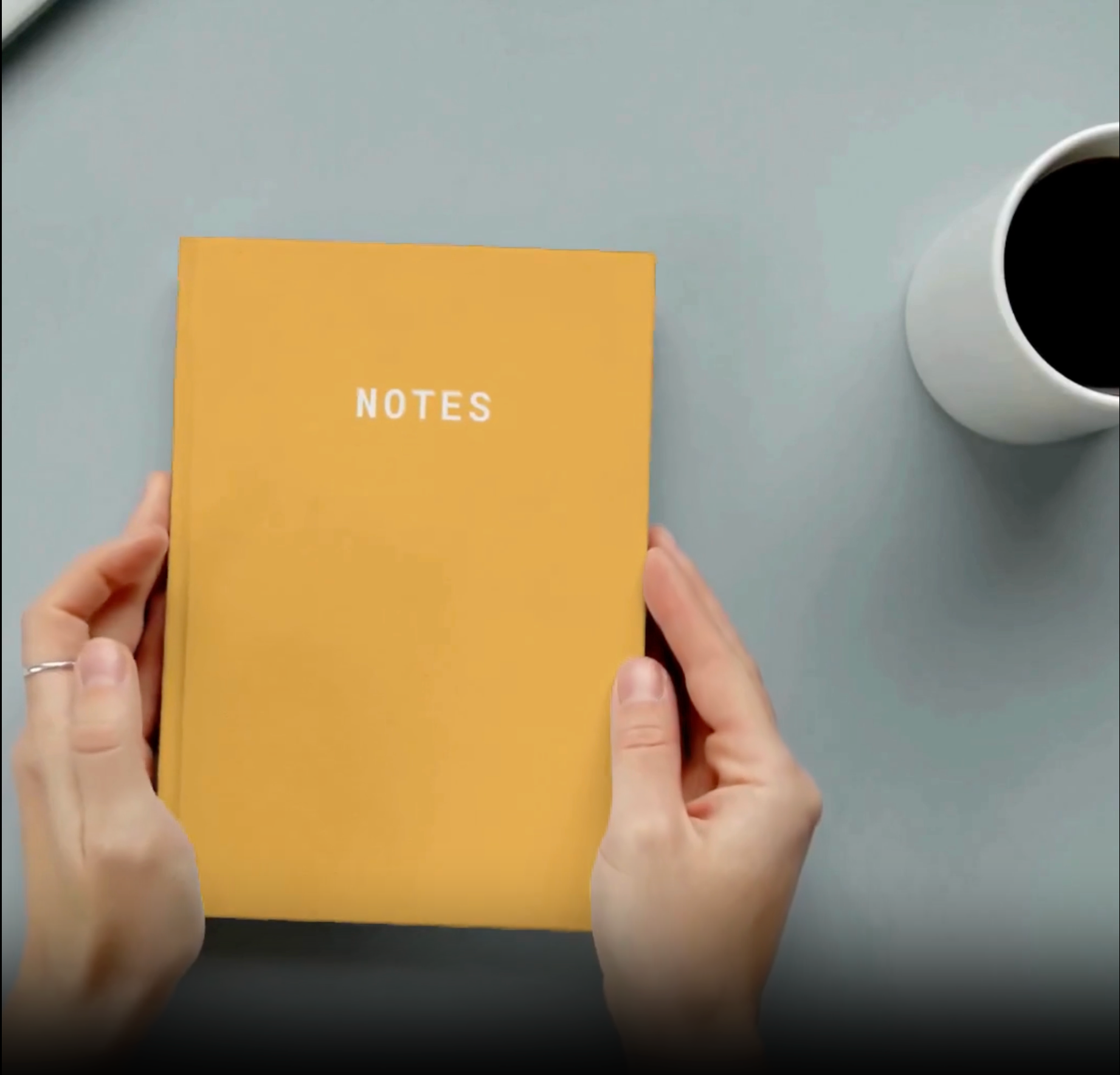 Notes A5 Lined Notebook - Orange