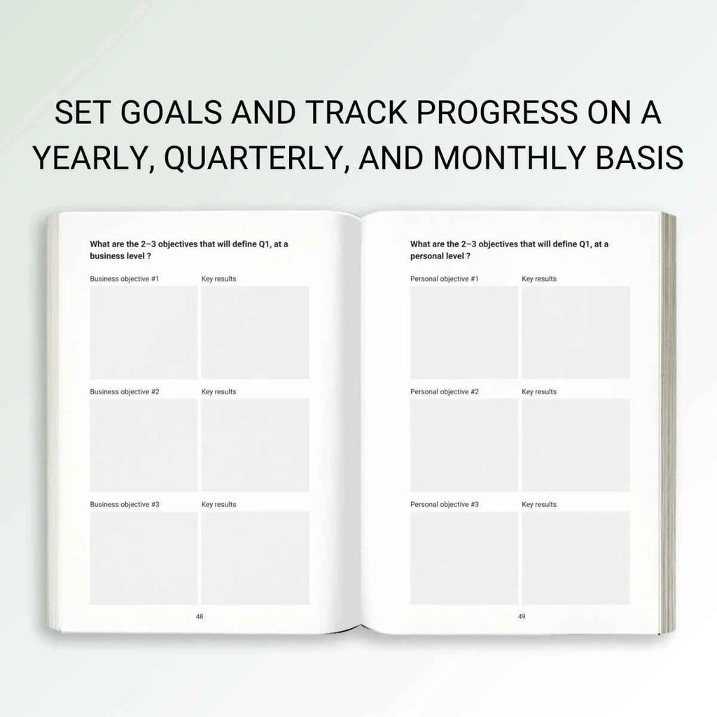 Yearly Roadmap - Guided Planner (Softcover)