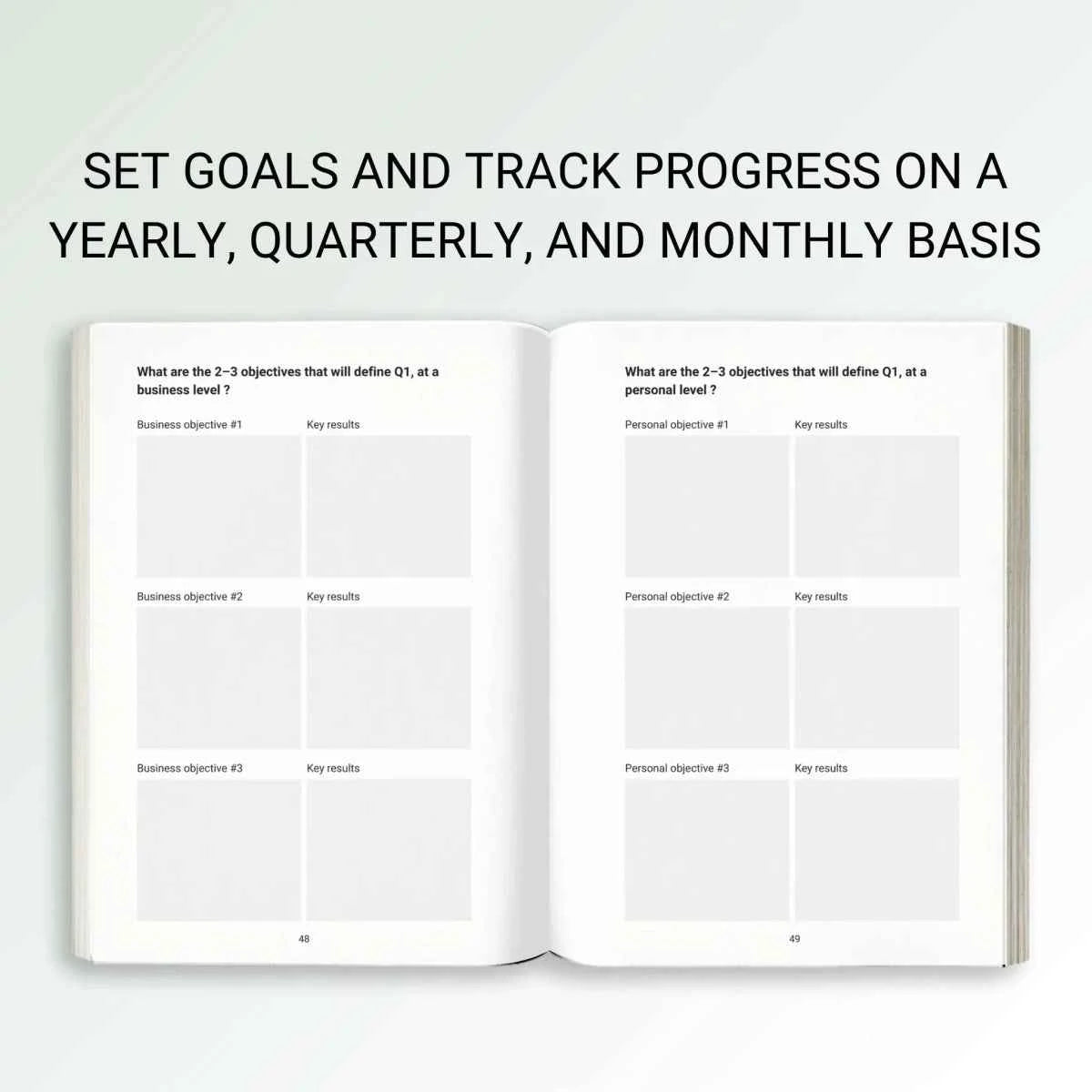 Yearly Roadmap - Guided Planner (Softcover)